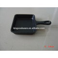 pre-seasoned cast iron square fry pan mini skillet